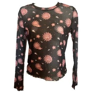 New Sun Moon mesh top